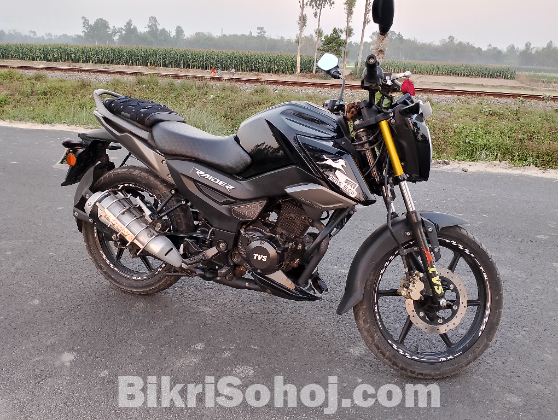TVS Raider 125 CC Black color